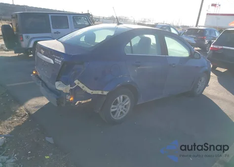 2014 Chevrolet Sonic Lt Auto z USA, uszkodzony, nr VIN 1G1JC5SH7E4199519